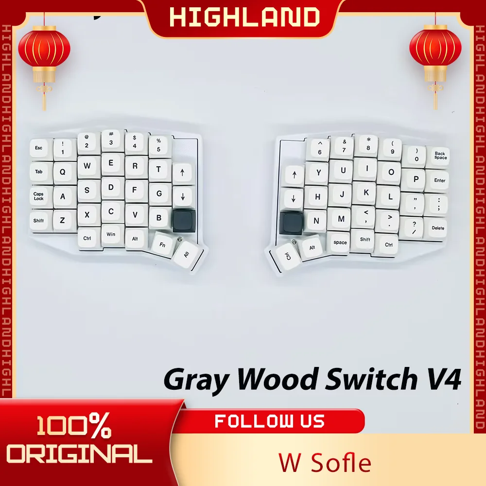 W Sofle Split Keyboard 2,4G Wireless VIAL Эргономика с приемником 2,4G Комплект клавиатуры Sofle Split с возможностью горячей замены Аксессуар для геймера на заказ
W Sofle Split Keyboard 2,4G Wireless VIAL Эргономика с приемником 2,4G Комплект клавиатуры Sofle Split с возможностью горячей замены Аксессуар для геймера на заказ