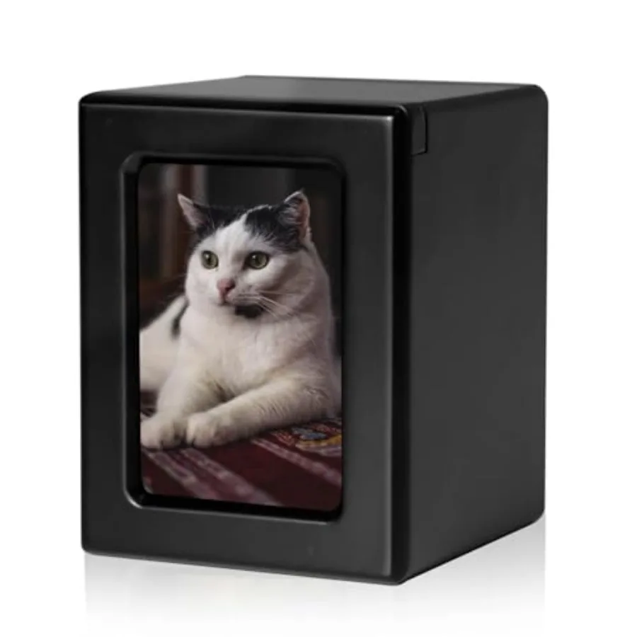 PCS Pet Urns for Cats, Cat Photo Urn, Cat Urns for Ashes, Pet Cremation Box Black-Small
PCS Pet Urns for Cats, Cat Photo Urn, Cat Urns for Ashes, Pet Cremation Box Black-Small