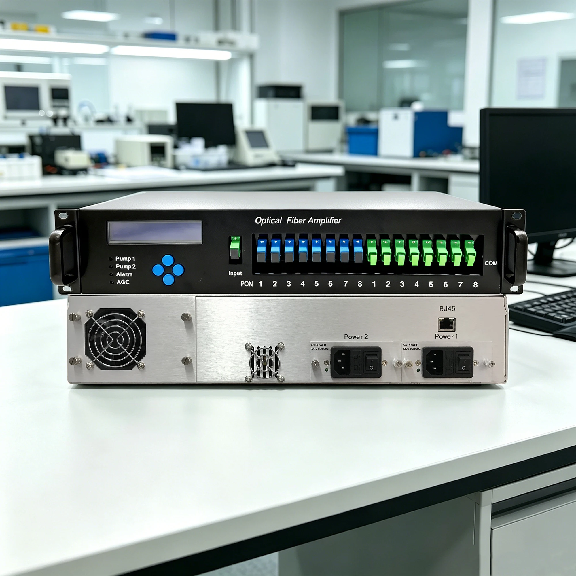 8 channel 20 DBM PON WDM Edfa Optical Amplifier,0~10dbm input 1550Nm edfa Cable tv Fiber equipment catv
8 channel 20 DBM PON WDM Edfa Optical Amplifier,0~10dbm input 1550Nm edfa Cable tv Fiber equipment catv