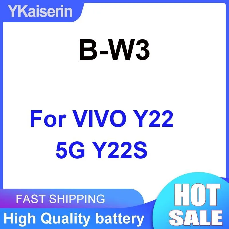 For Vivo Y22 5G Y22S 5000Mah Mobile Phone Battery B-W3 Environmentally Friendly
For Vivo Y22 5G Y22S 5000Mah Mobile Phone Battery B-W3 Environmentally Friendly