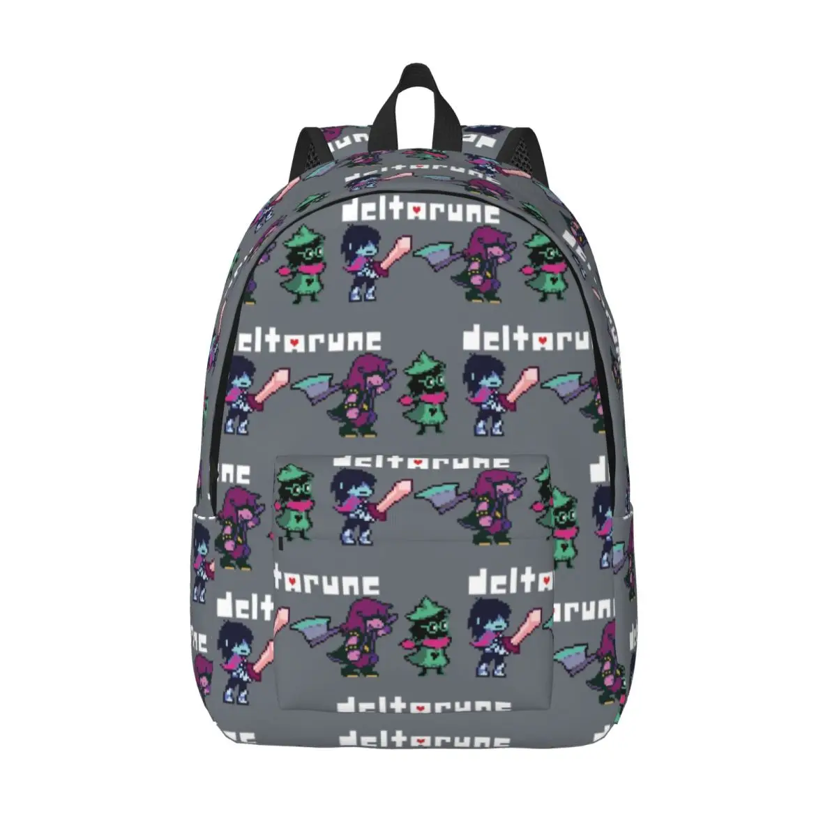 Рюкзак Kris Susie Ralsei Deltarune для мужчин и женщин, школьный рюкзак для подростков, треугольный воин, холщовые сумки для ноутбука, компьютера, подарок
Рюкзак Kris Susie Ralsei Deltarune для мужчин и женщин, школьный рюкзак для подростков, треугольный воин, холщовые сумки для ноутбука, компьютера, подарок