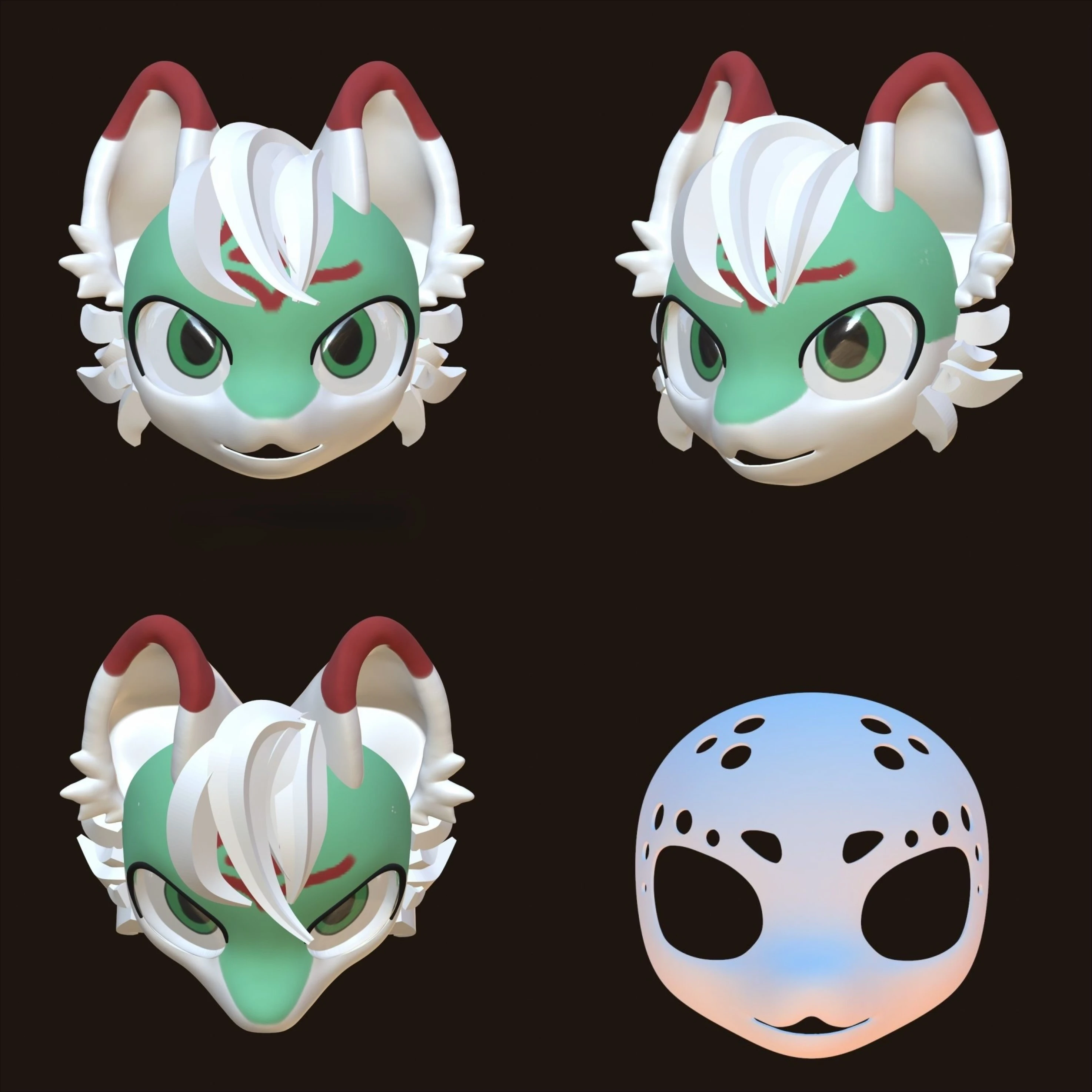 Kemono Base Mask Canidae Fursuit Kig Serie Beast Suit 3D Printed Skull Costume DIY Accessories Cosplay Mask
Kemono Base Mask Canidae Fursuit Kig Serie Beast Suit 3D Printed Skull Costume DIY Accessories Cosplay Mask