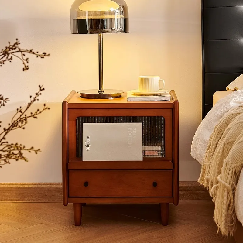 Retro solid wood bedside table, bedroom simple locker, household small medieval locker, storage bedside cabinet
Retro solid wood bedside table, bedroom simple locker, household small medieval locker, storage bedside cabinet