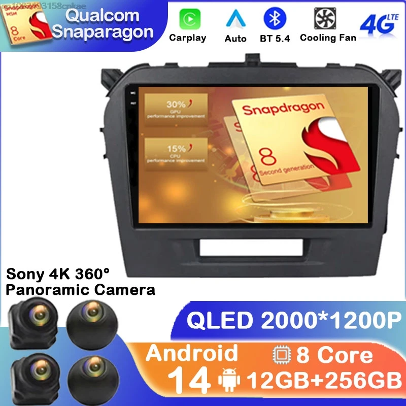 Android 14 Car Radio For Suzuki Vitara 2015 - 2019 4G LTE Stereo Multimedia GPS Navigation BT Viedo Player DVD Head Unit 2 DIN
Android 14 Car Radio For Suzuki Vitara 2015 - 2019 4G LTE Stereo Multimedia GPS Navigation BT Viedo Player DVD Head Unit 2 DIN
