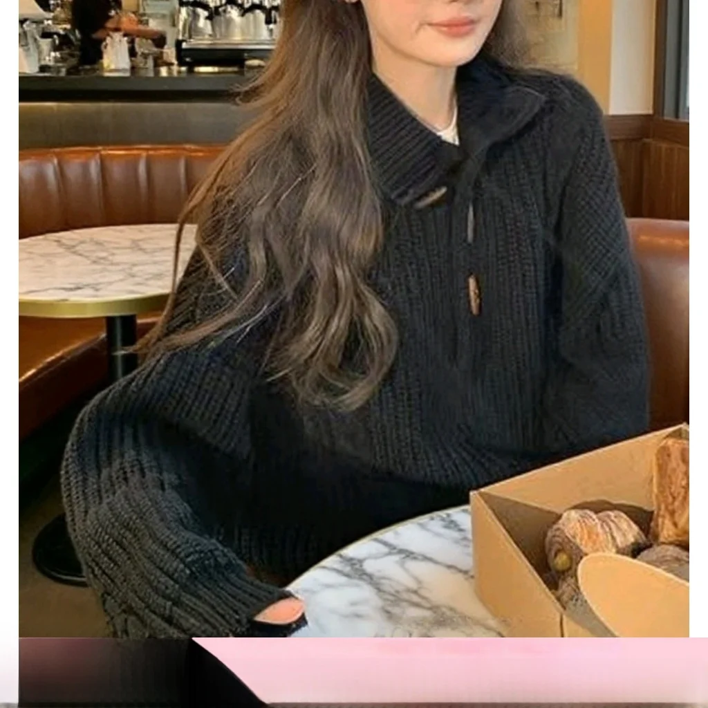 Jeju Orange Knitted Sweater High Neck Women's Casual Style Half Buttoned Long Sleeve Warm Autumn Winter Fashion Top
Jeju Orange Knitted Sweater High Neck Women's Casual Style Half Buttoned Long Sleeve Warm Autumn Winter Fashion Top