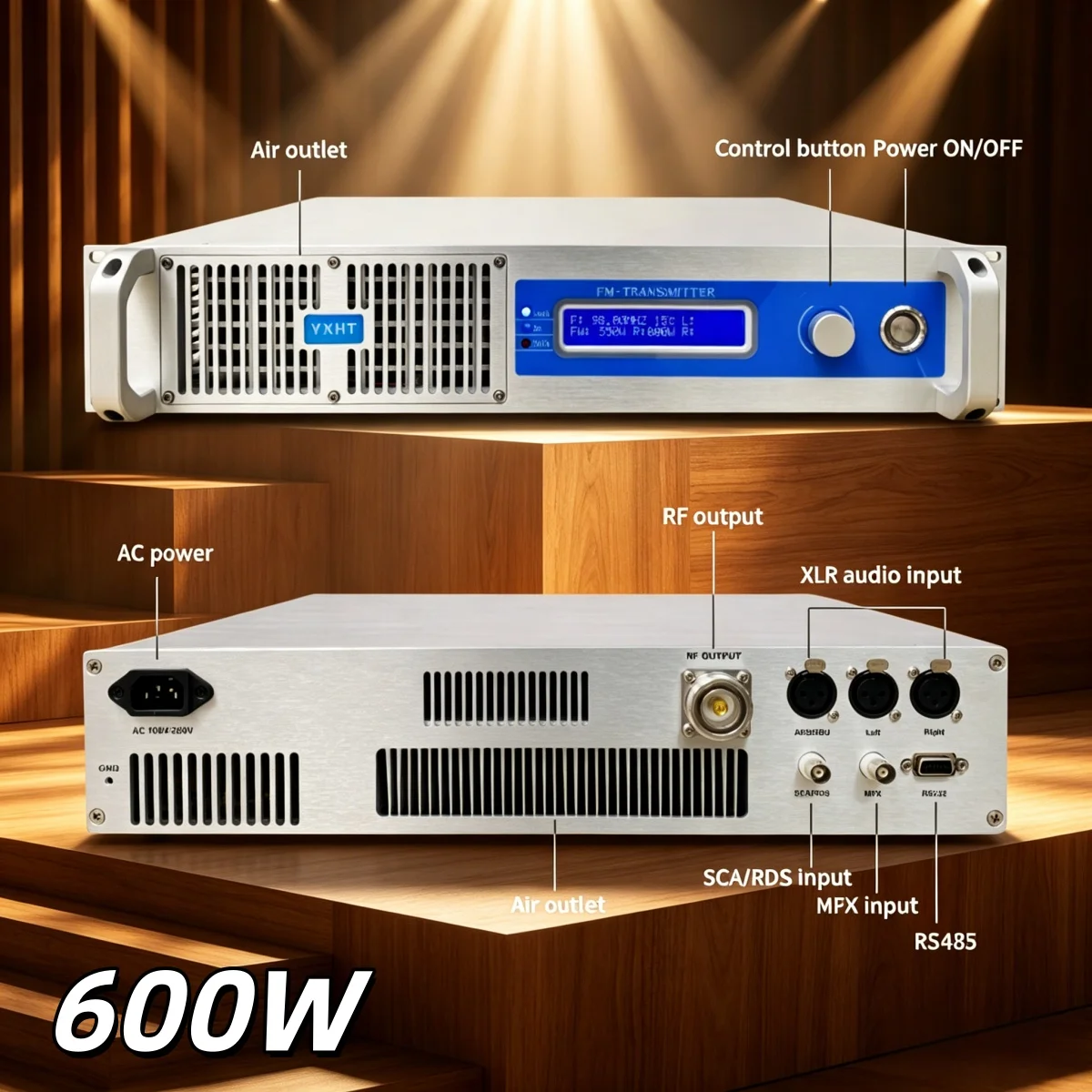 TG- Professional Grade YXHT-1, 600W FM Broadcast Transmitter, Strict Quality Control Export Standard For Global Sales
TG- Professional Grade YXHT-1, 600W FM Broadcast Transmitter, Strict Quality Control Export Standard For Global Sales