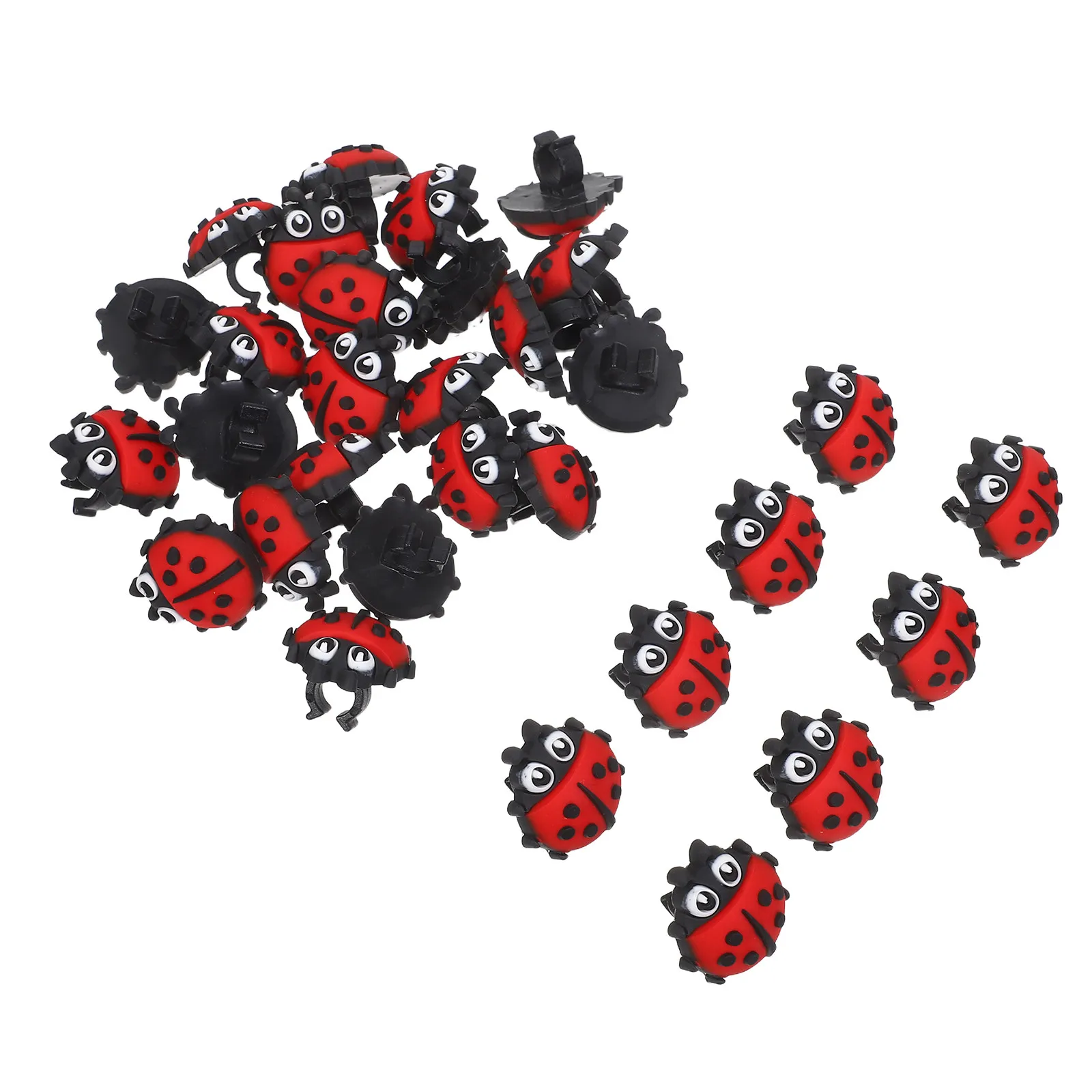 30Pcs Ladybug Shaped Pencil Charms Soft PVC Removable Pencil Topper for Kids School Classroom Desk Accessories Cute Rewards
30Pcs Ladybug Shaped Pencil Charms Soft PVC Removable Pencil Topper for Kids School Classroom Desk Accessories Cute Rewards