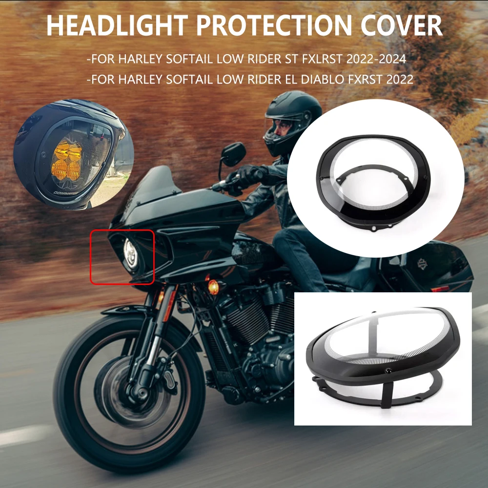 For Low Rider El Diablo 2022 2022-2025 For Harley Softail Low Rider ST Motorcycle Headlight Protection Cover Guard Fairing
For Low Rider El Diablo 2022 2022-2025 For Harley Softail Low Rider ST Motorcycle Headlight Protection Cover Guard Fairing