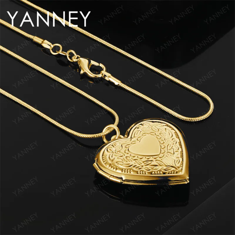 925 Sterling Silver 18K Gold 16-30 Inch Exquisite Heart Pattern Pendant Necklace for Women, Wedding Jewelry
925 Sterling Silver 18K Gold 16-30 Inch Exquisite Heart Pattern Pendant Necklace for Women, Wedding Jewelry