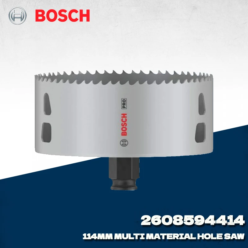 Bosch 2608594414 114mm PRO PC Plus Hole Saw | Multi Material Cutting for Impact Drills Professional Power Tool Accessory
Bosch 2608594414 114mm PRO PC Plus Hole Saw | Multi Material Cutting for Impact Drills Professional Power Tool Accessory