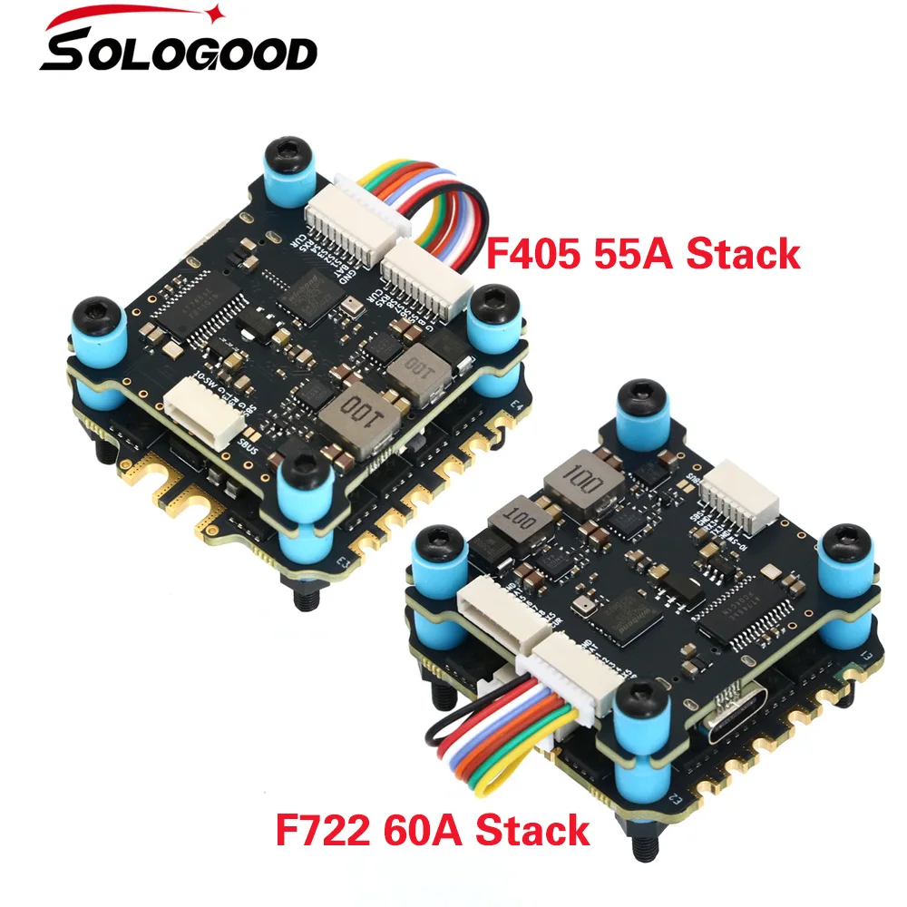 SoloGood F405 55A Stack / F722 60A Stack / F405 60A Stack /8S F722 80A Stack / F405 80A Stack 30.5X30.5mm for FPV DIY Drone Part
SoloGood F405 55A Stack / F722 60A Stack / F405 60A Stack /8S F722 80A Stack / F405 80A Stack 30.5X30.5mm for FPV DIY Drone Part
