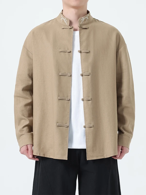 Новая китайская рубашка-танк с длинным рукавом, вышивкой, из хлопка и льна, винтажная, на пуговицах, молодежная, повседневная, однотонная, осенняя одежда
Новая китайская рубашка-танк с длинным рукавом, вышивкой, из хлопка и льна, винтажная, на пуговицах, молодежная, повседневная, однотонная, осенняя одежда