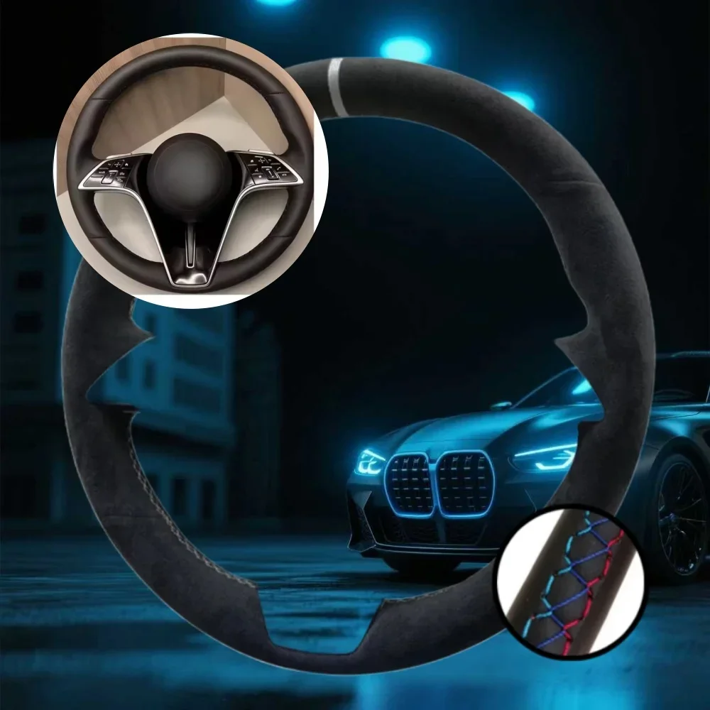 Индивидуальный чехол на руль автомобиля для Mercedes Benz GLC GLA GLB GLE GLS G350 G500, автомобильные аксессуары, сшитая вручную накидка на руль
Индивидуальный чехол на руль автомобиля для Mercedes Benz GLC GLA GLB GLE GLS G350 G500, автомобильные аксессуары, сшитая вручную накидка на руль