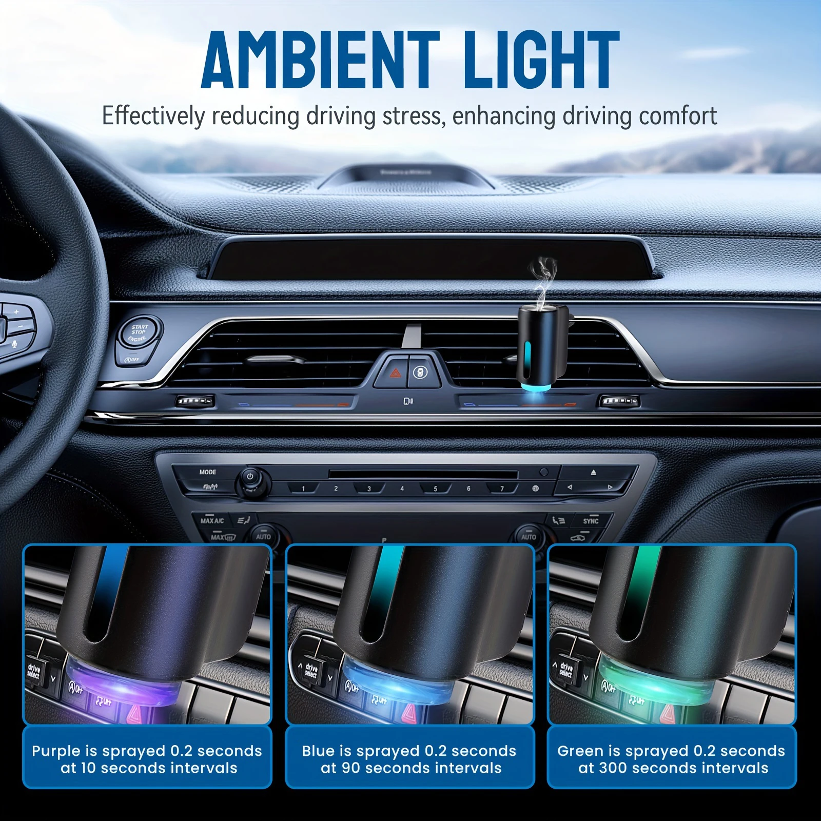 Car Air Freshener Electric Auto Aroma Diffuser Car Air Vent Essential Oil Mist Humidifier Fragrance Diffuser Aromatherapy
Car Air Freshener Electric Auto Aroma Diffuser Car Air Vent Essential Oil Mist Humidifier Fragrance Diffuser Aromatherapy