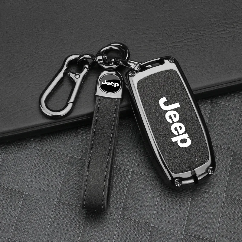 Anti-Drop Zinc Alloy Leather Car Key Case Cover for Jeep Compass Renegade Wrangler JK Auto Smart Key Fob Protector Accessories
Anti-Drop Zinc Alloy Leather Car Key Case Cover for Jeep Compass Renegade Wrangler JK Auto Smart Key Fob Protector Accessories