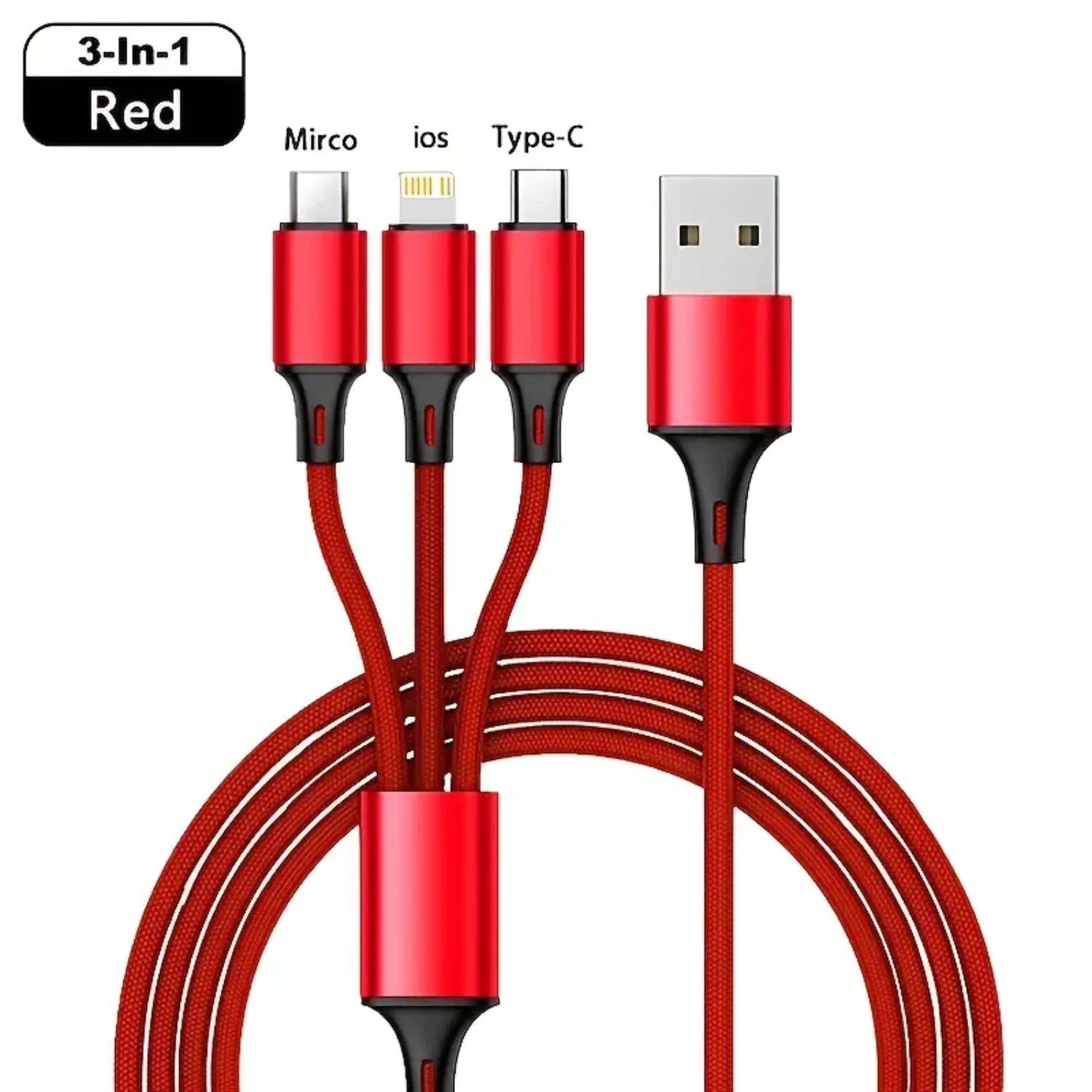 3 In 1 Charging Cable For IPhone Android Type-c Mobile Phone Multi-function Usb One Dragging 1.2M For IPhone 14 Pro Max IPhone 1
3 In 1 Charging Cable For IPhone Android Type-c Mobile Phone Multi-function Usb One Dragging 1.2M For IPhone 14 Pro Max IPhone 1