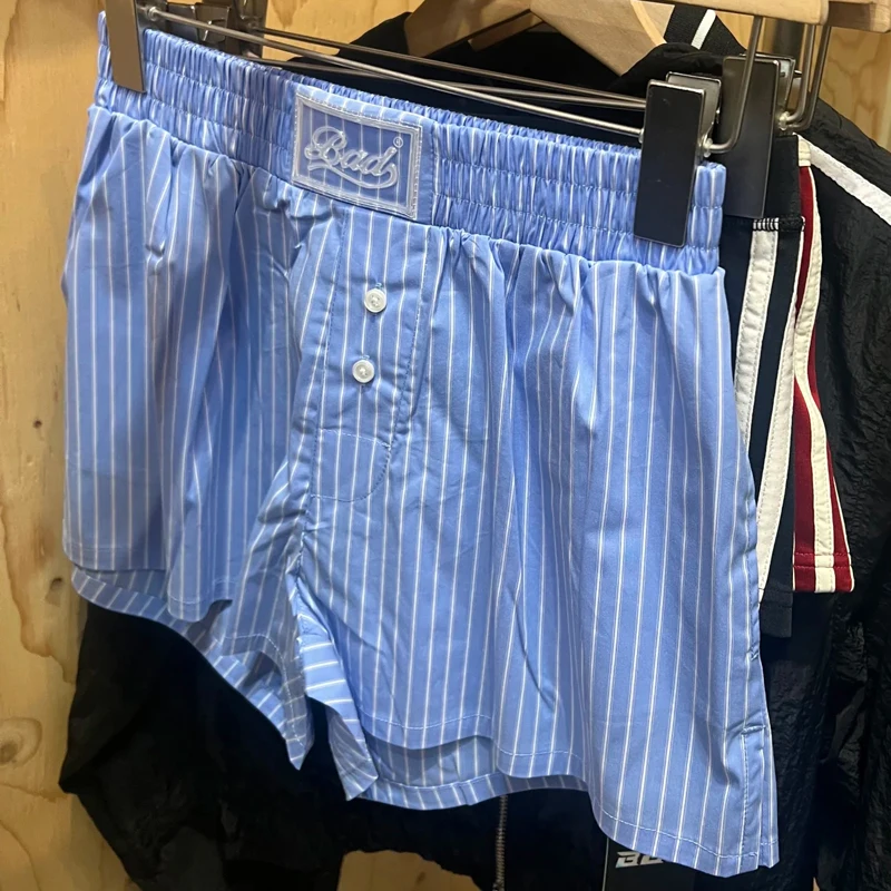 Sky Blue Badblood Shorts Letter Stripes Elastic Waist Summer Loose Casual Sweatpants Comfort Household Pants
Sky Blue Badblood Shorts Letter Stripes Elastic Waist Summer Loose Casual Sweatpants Comfort Household Pants