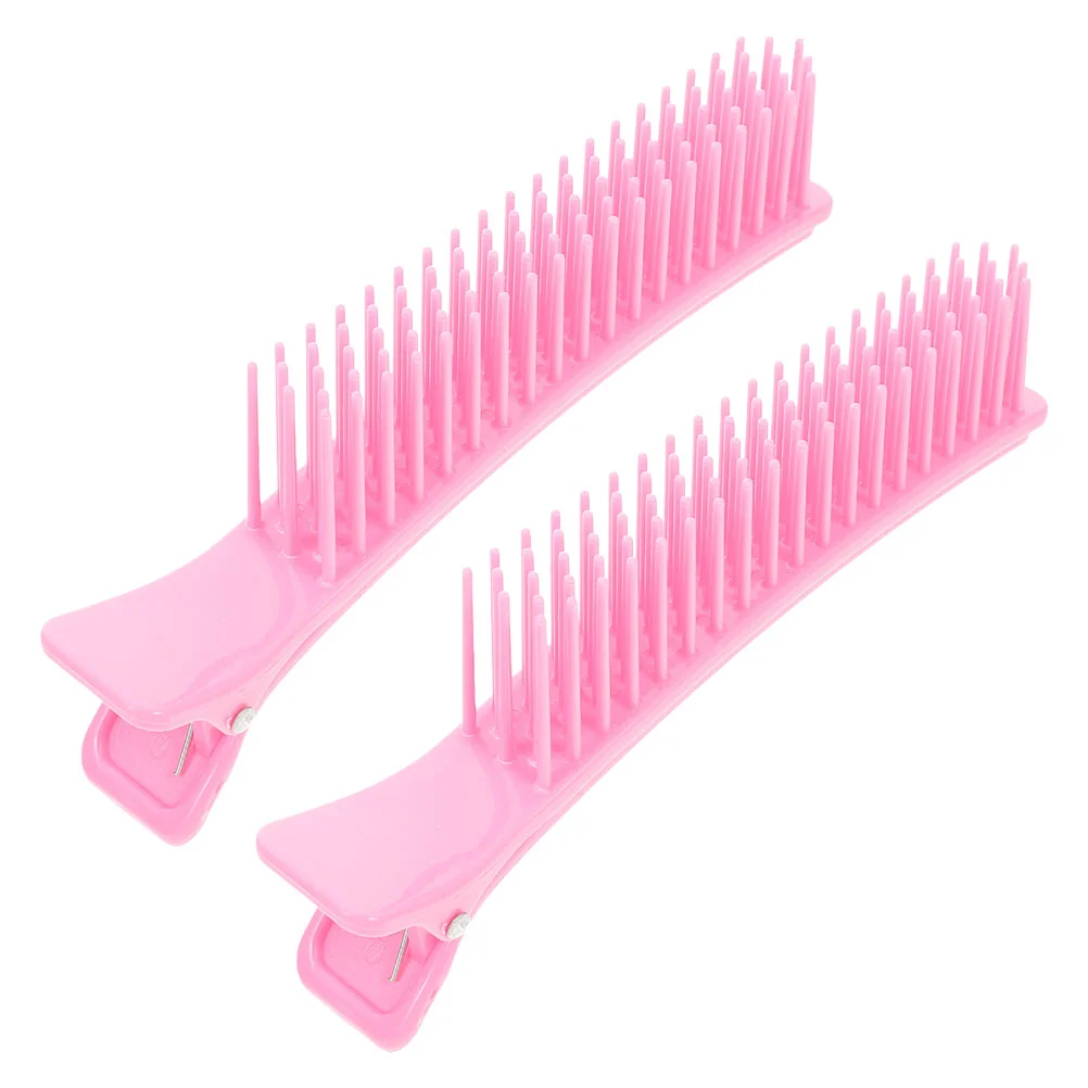 2 Pcs Hair Clip Clips and Parting Combs Barber Clipper Grips for Cutting Modeling Gripper Braiding Pink Sectioning
2 Pcs Hair Clip Clips and Parting Combs Barber Clipper Grips for Cutting Modeling Gripper Braiding Pink Sectioning