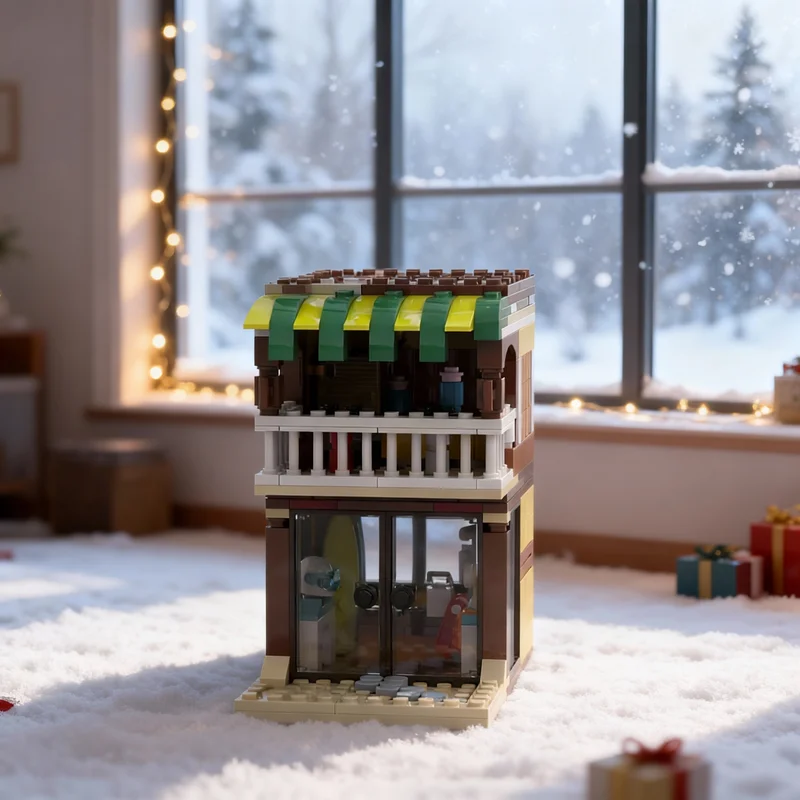 394 детали MOC Мини-модульный строительный набор «Пляжный магазин» Creator 3 в 1, конструктор, архитектурные игрушки, рождественские подарки, детские кирпичики
394 детали MOC Мини-модульный строительный набор «Пляжный магазин» Creator 3 в 1, конструктор, архитектурные игрушки, рождественские подарки, детские кирпичики