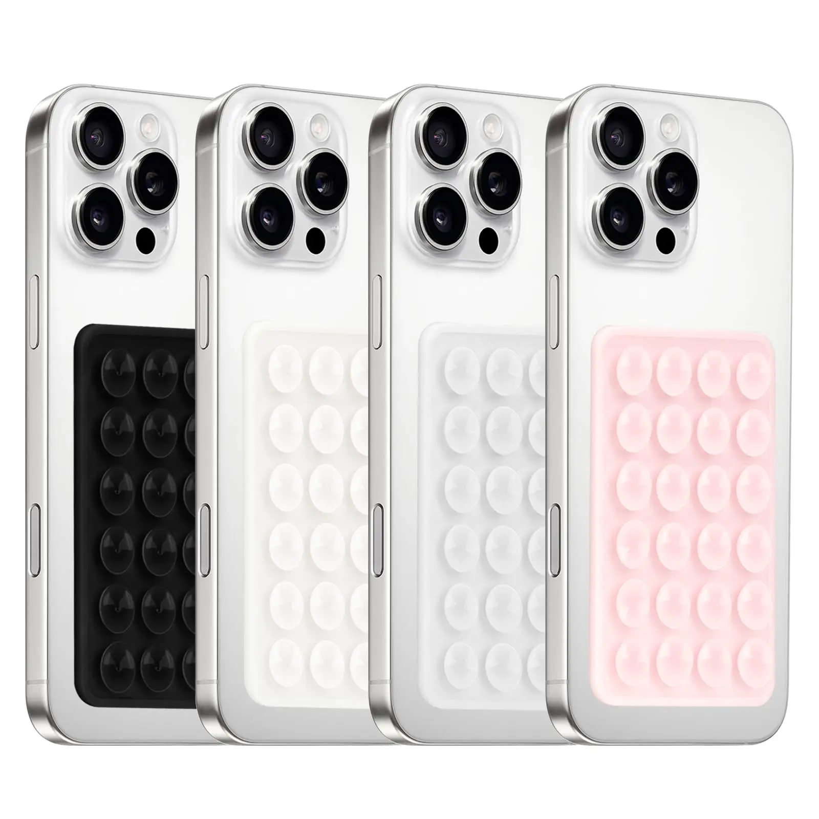 Silicone Suction Phone Case Mount for Car Vent Dashboard - Universal Sticky Pad Mobile Phone Holder Stand Compatible with iPhone Samsung
Silicone Suction Phone Case Mount for Car Vent Dashboard - Universal Sticky Pad Mobile Phone Holder Stand Compatible with iPhone Samsung