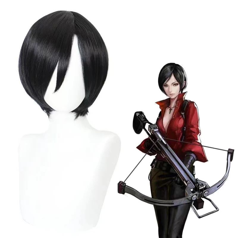 Ada Wong Cosplay Wig Black Short Hair Game Biohazard Resident Wig Accessories High Temperature Wire Hair With Wig Cap For Women
Ada Wong Cosplay Wig Black Short Hair Game Biohazard Resident Wig Accessories High Temperature Wire Hair With Wig Cap For Women