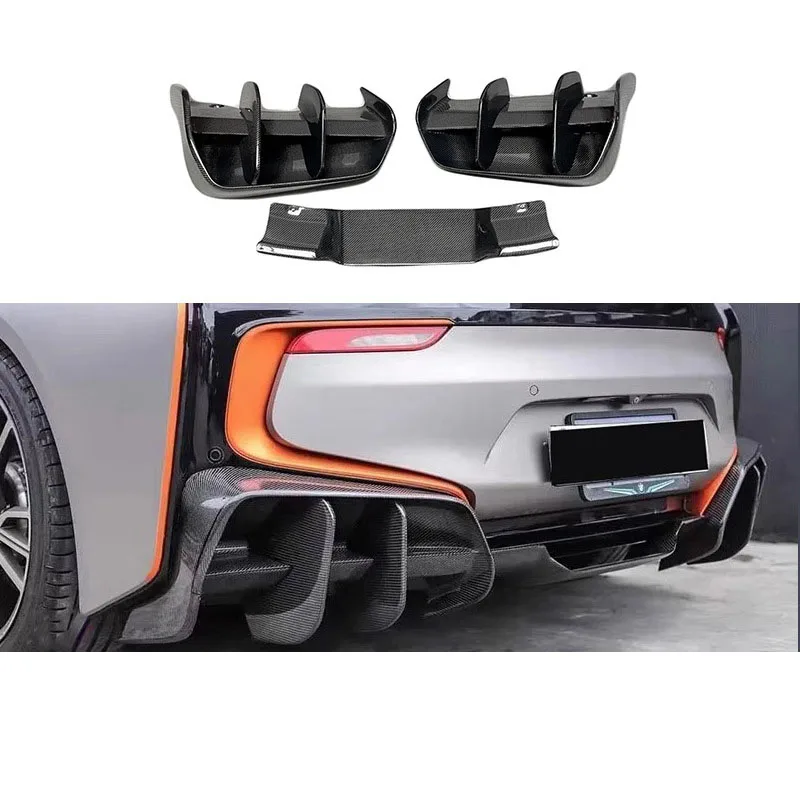 Suitable for 2015-2021 BMW i8 carbon fiber rear lip modified car parts body kit
Suitable for 2015-2021 BMW i8 carbon fiber rear lip modified car parts body kit