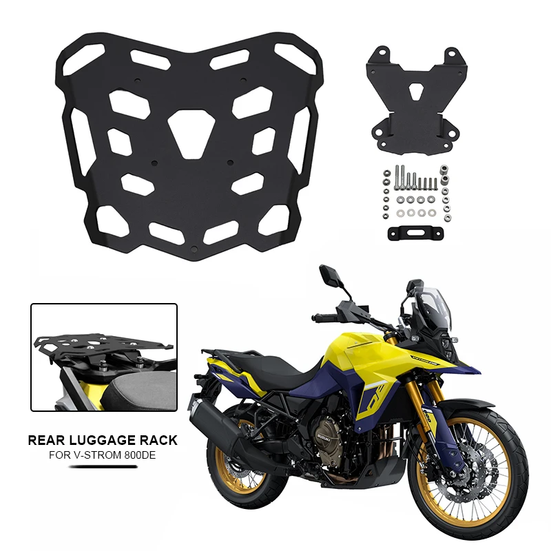 For SUZUKI V-STROM 800 DE V STROM VSTROM 800DE 2023 2024 Rear Luggage Rack Top Case Bracket Cargo Rack Motorcycle Accessories
For SUZUKI V-STROM 800 DE V STROM VSTROM 800DE 2023 2024 Rear Luggage Rack Top Case Bracket Cargo Rack Motorcycle Accessories
