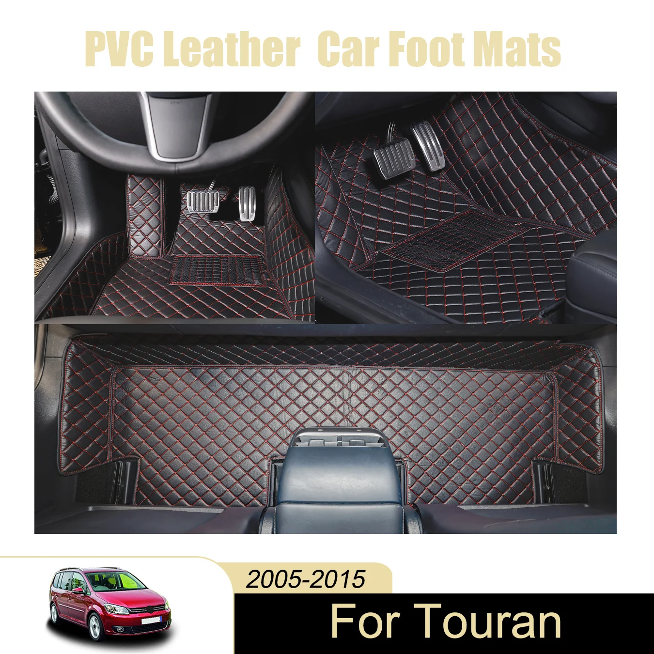 For Touran For 2005-2015 Three Layer PVC Leather Stereo Full Cover Anti-Slip Car Mat Luxury Car Interior Floor Mats Accessories
For Touran For 2005-2015 Three Layer PVC Leather Stereo Full Cover Anti-Slip Car Mat Luxury Car Interior Floor Mats Accessories