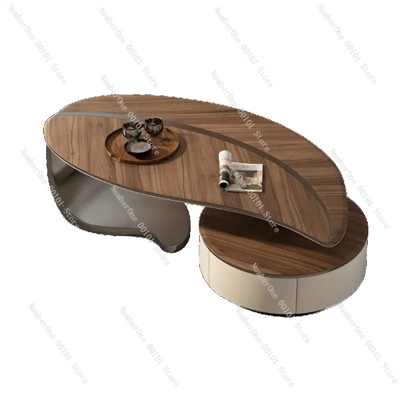 Minimalist Modern Solid Wood Rock Slab Coffee Table, Creative Special-Shaped Design for Small Apartments and Villas
Minimalist Modern Solid Wood Rock Slab Coffee Table, Creative Special-Shaped Design for Small Apartments and Villas