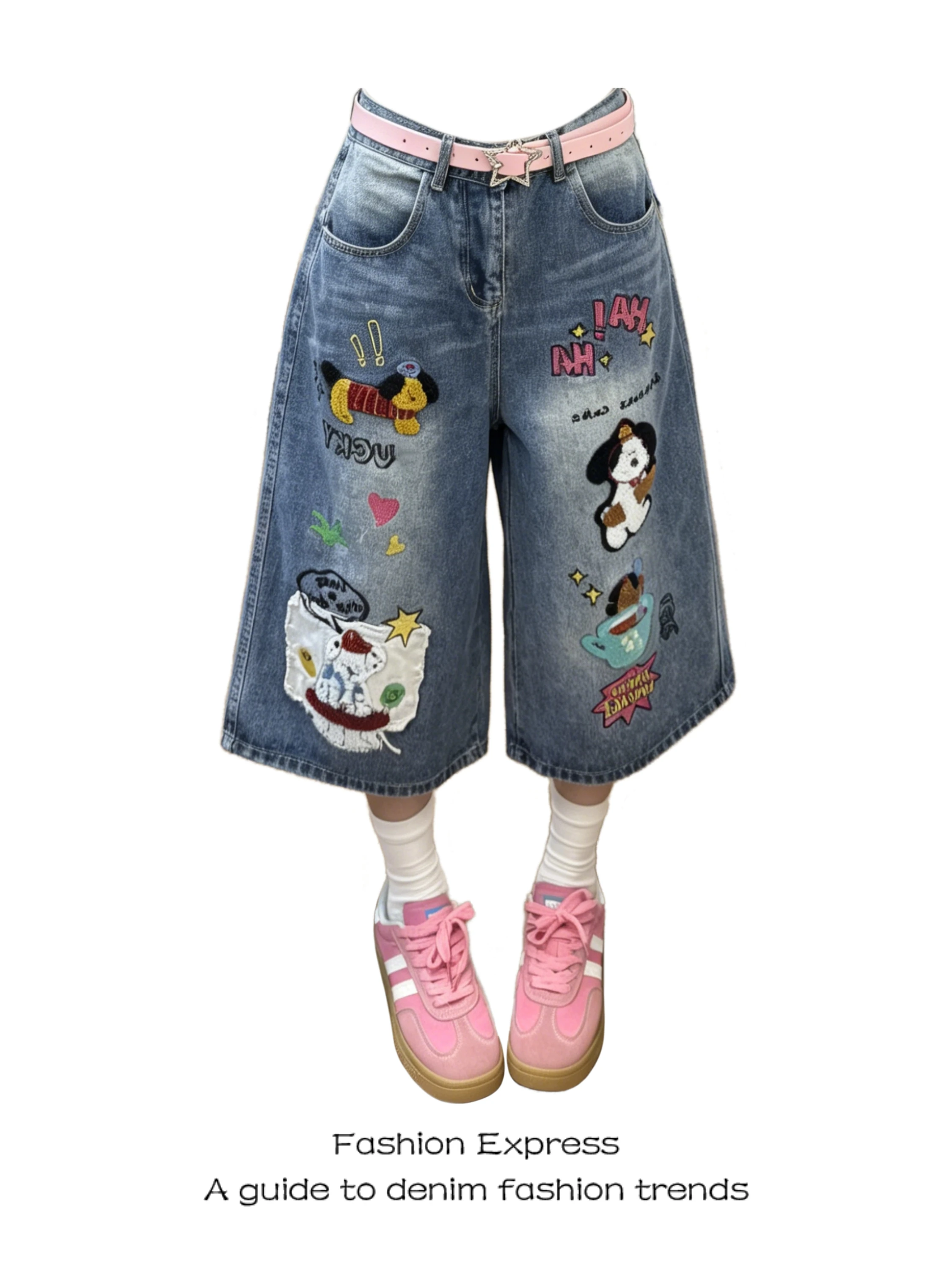 Summer New Women's Embroidered Denim Wide Leg Straight Cut Pants High Waist Casual Style Four Seasons Wear Resistant Blue Jeans
Summer New Women's Embroidered Denim Wide Leg Straight Cut Pants High Waist Casual Style Four Seasons Wear Resistant Blue Jeans