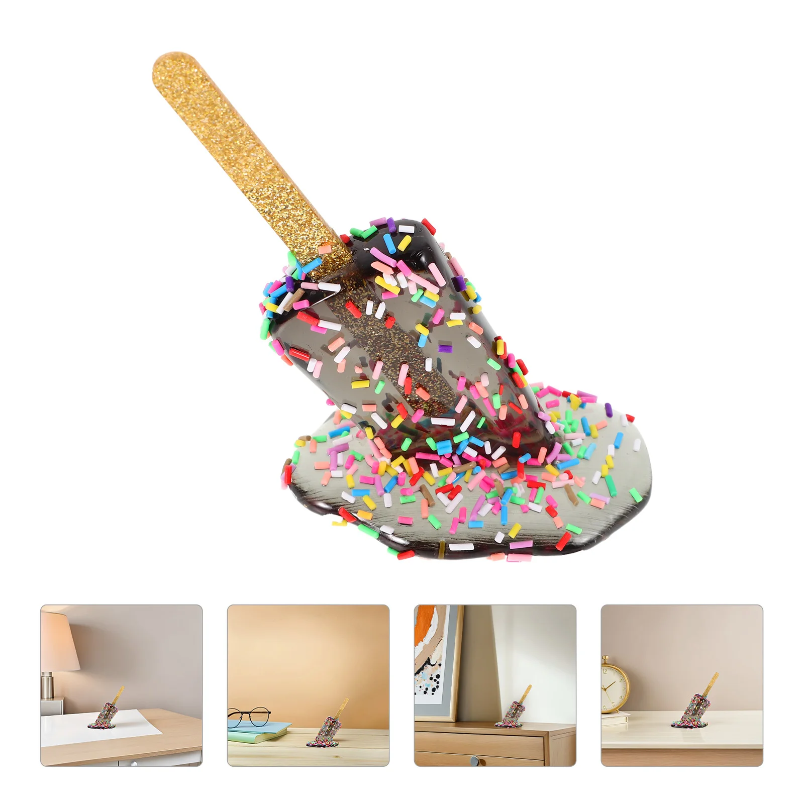 Ice Cream Ornaments Melting Resin Centerpieces Model Modeling Decor Sculpture Displaying Fake
Ice Cream Ornaments Melting Resin Centerpieces Model Modeling Decor Sculpture Displaying Fake