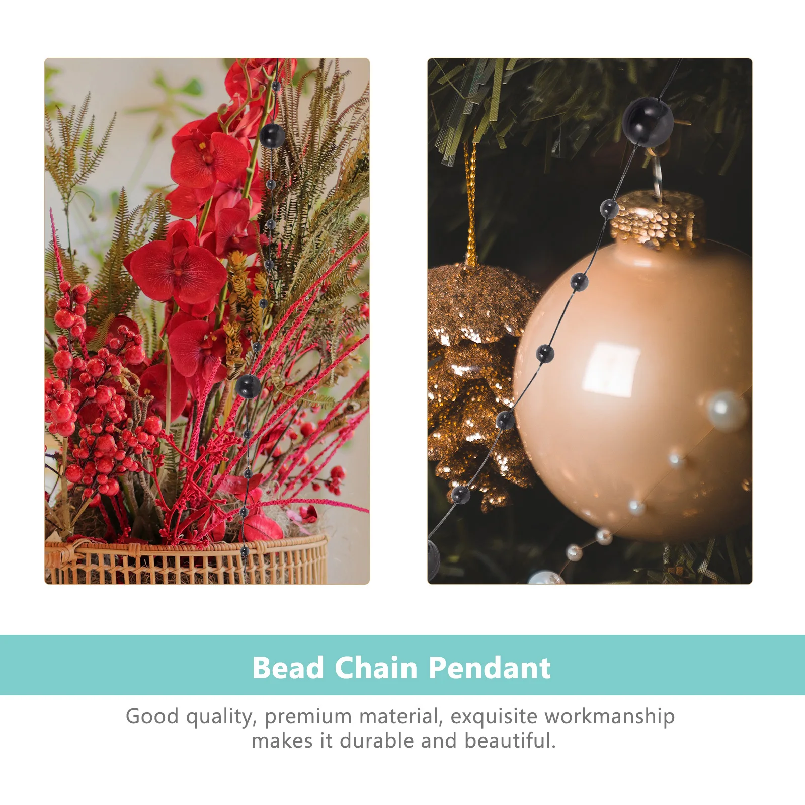 1 Roll Premium Fish Line Bead Chain Decorative DIY String for Home Party Craft Festival Decoration Accessory Bead Chain Pendant
1 Roll Premium Fish Line Bead Chain Decorative DIY String for Home Party Craft Festival Decoration Accessory Bead Chain Pendant