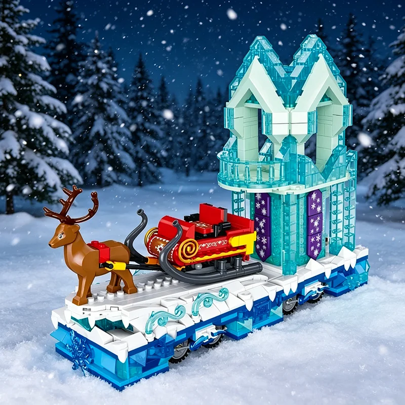 929PCS Christmas Reindeer Sleigh Car Winter Snow House Building Blocks Assemble Bricks Desktop Decor DIY Toys Gifts For Adult
929PCS Christmas Reindeer Sleigh Car Winter Snow House Building Blocks Assemble Bricks Desktop Decor DIY Toys Gifts For Adult