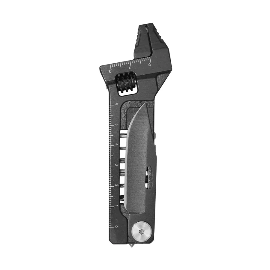 Outdoor Survival Multi-functional Wrench, Adjustable Wrench With Screwdriver, Bottle Can Opener, Screwdriver Reservoir
Outdoor Survival Multi-functional Wrench, Adjustable Wrench With Screwdriver, Bottle Can Opener, Screwdriver Reservoir