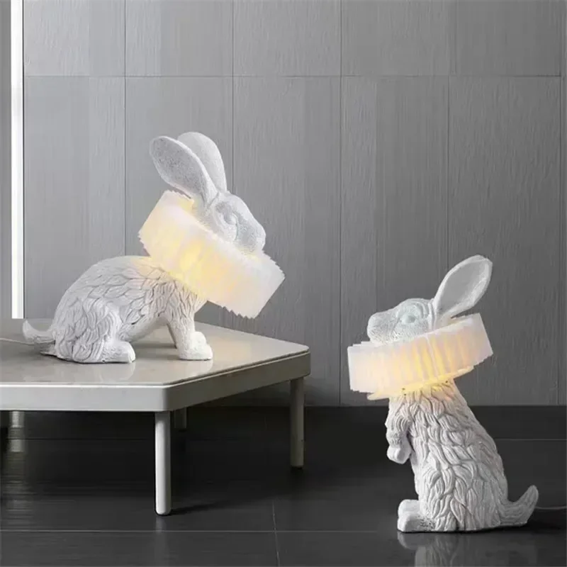 Lámpara de mesa nórdica con forma conejo para niñosaccesorio iluminación resina para dormitorioestudioescritorioторшерstojąca
Lámpara de mesa nórdica con forma conejo para niñosaccesorio iluminación resina para dormitorioestudioescritorioторшерstojąca