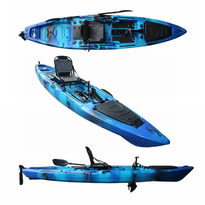Vicking 14ft Single Person Sit on Top Profissonal Fishing Pedal Kayak with Fishing Rod Holder
Vicking 14ft Single Person Sit on Top Profissonal Fishing Pedal Kayak with Fishing Rod Holder