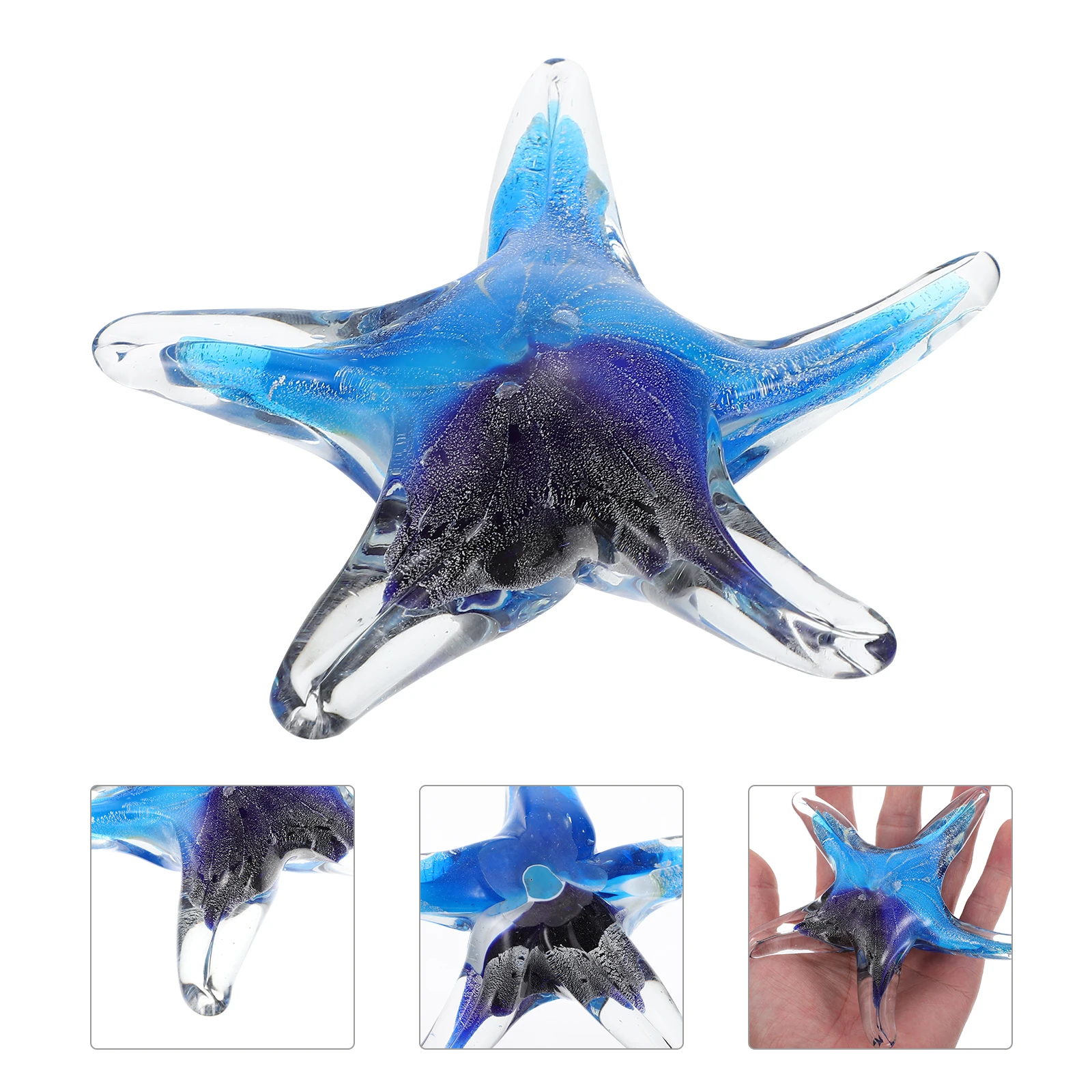 Glass Craft Sea Star Decor Exquisite Star Fish Shaped Unique Tabletop Ornament Fine Craftsmanship Safe Use
Glass Craft Sea Star Decor Exquisite Star Fish Shaped Unique Tabletop Ornament Fine Craftsmanship Safe Use