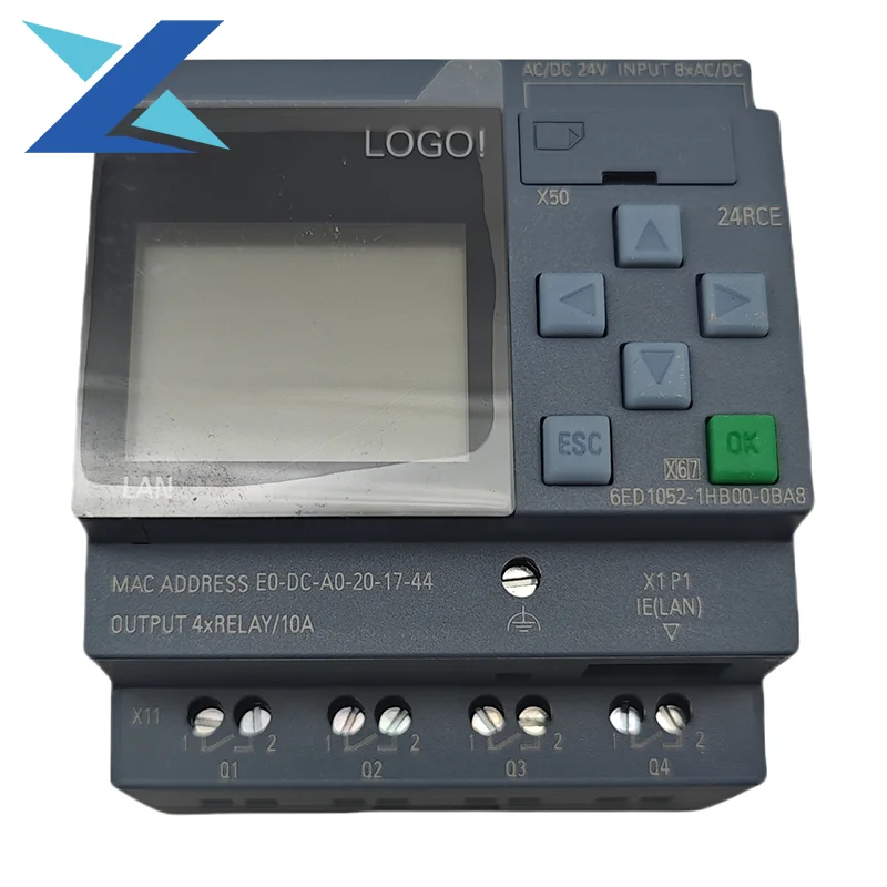 Brand New Original 6ED1052-1HB00-0BA8 PLC Module 8 DI/4 DO 24V AC/DC PLC Programmable Controller Logic Module
Brand New Original 6ED1052-1HB00-0BA8 PLC Module 8 DI/4 DO 24V AC/DC PLC Programmable Controller Logic Module