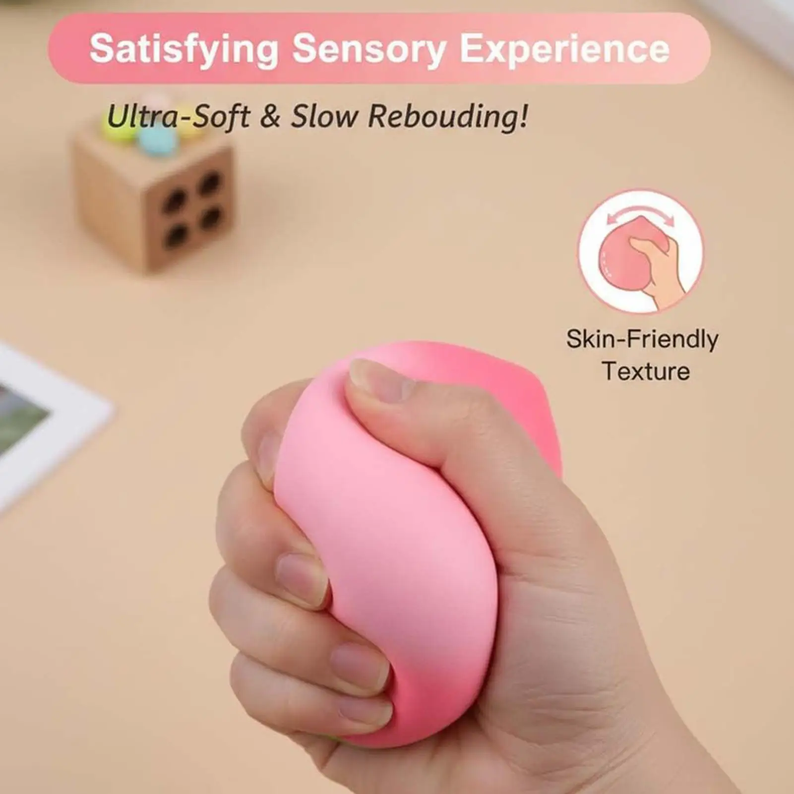 8x6cm Peach Squeeze Toy Slow Rising Fidget Sensory Game Novelty for Kids Birthday Party Classroom School Prize Holiday Gift
8x6cm Peach Squeeze Toy Slow Rising Fidget Sensory Game Novelty for Kids Birthday Party Classroom School Prize Holiday Gift