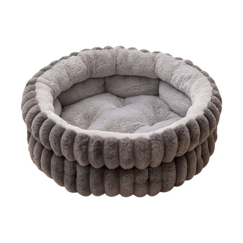 Round Plush Pet Bed,Soft Arctic Velvet Warm Calming Bed for Small Dogs Cats,3-Layer Thick PP Cotton,Anti-Scratch No Shedding
Round Plush Pet Bed,Soft Arctic Velvet Warm Calming Bed for Small Dogs Cats,3-Layer Thick PP Cotton,Anti-Scratch No Shedding