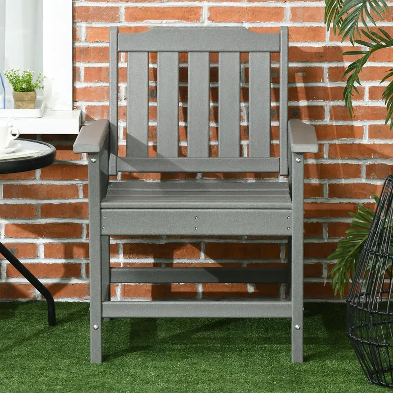 All-Weather Patio Chair, HDPE Patio Dining Chair, Heavy Duty Wood-Like Outdoor Furniture for Garden, Backyard, Deck, Porch, Lawn, Gray
All-Weather Patio Chair, HDPE Patio Dining Chair, Heavy Duty Wood-Like Outdoor Furniture for Garden, Backyard, Deck, Porch, Lawn, Gray