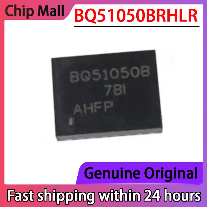 Новая Оригинальная микросхема для беспроводной зарядки BQ51050BRHLR BQ51050B, 1 шт.
Новая Оригинальная микросхема для беспроводной зарядки BQ51050BRHLR BQ51050B, 1 шт.