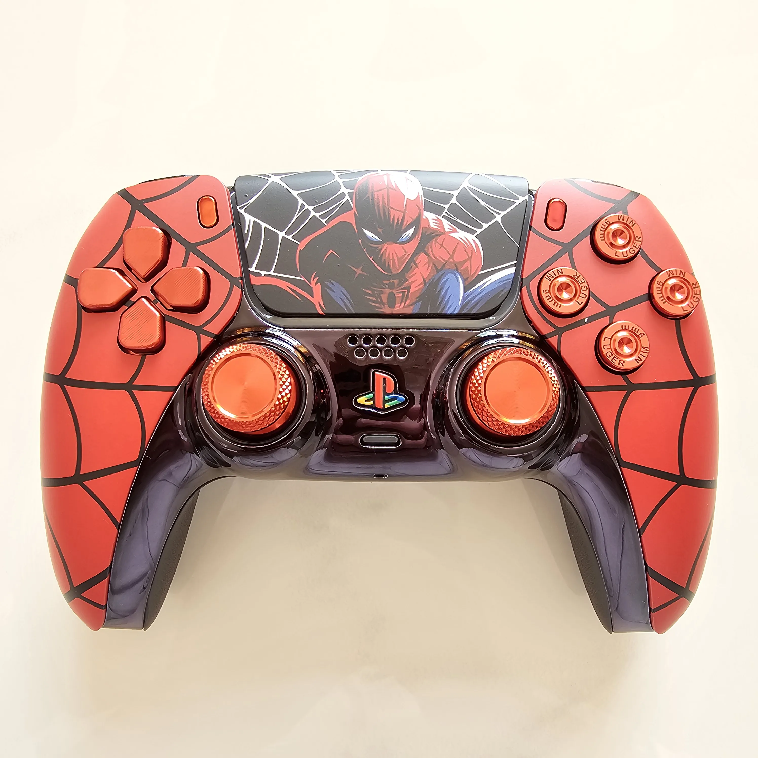 Sony Ps5 Game Console Handle Original Custom Modified Ps5 Original Handle Ps5 Wireless Controller: Red Spider
Sony Ps5 Game Console Handle Original Custom Modified Ps5 Original Handle Ps5 Wireless Controller: Red Spider