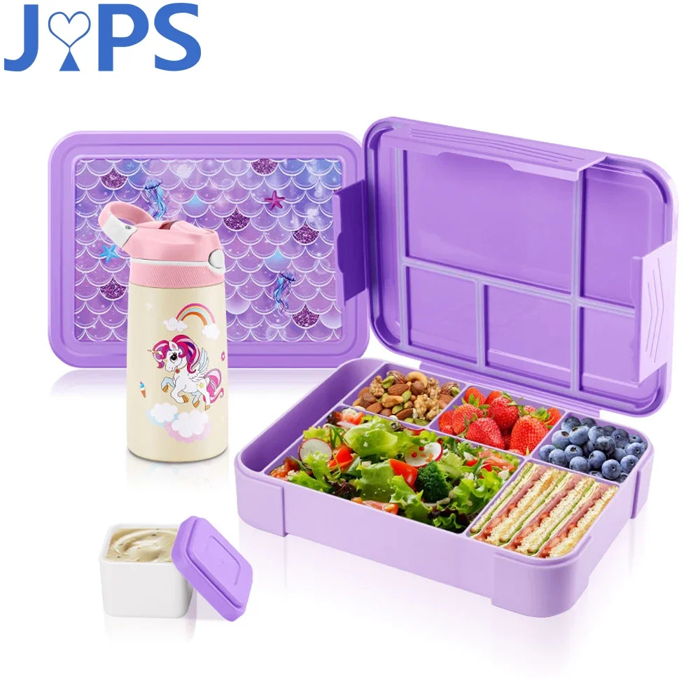 Portable Mermaid Lunch Box with 400ML Water Bottle Children Cute Cartoon Bento Box With Spoon for School Girl Kid Dinnerware Set
Portable Mermaid Lunch Box with 400ML Water Bottle Children Cute Cartoon Bento Box With Spoon for School Girl Kid Dinnerware Set