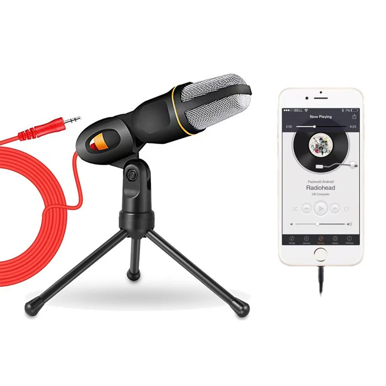 Noise Cancelling Desktop Microphone SF-666 | 50Hz-16KHz Frequency | 3.5mm Jack | for Computer/Laptop/Tablet | Black
Noise Cancelling Desktop Microphone SF-666 | 50Hz-16KHz Frequency | 3.5mm Jack | for Computer/Laptop/Tablet | Black
