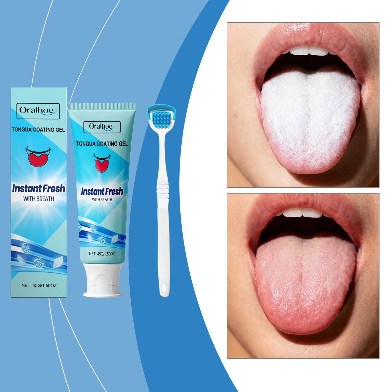 Tongue Refreshing Care Gel Deep Clean Tongue Coating Remove Oral Odor Long Lasting Fresh Breath Daily Oral Hygiene Gel
Tongue Refreshing Care Gel Deep Clean Tongue Coating Remove Oral Odor Long Lasting Fresh Breath Daily Oral Hygiene Gel