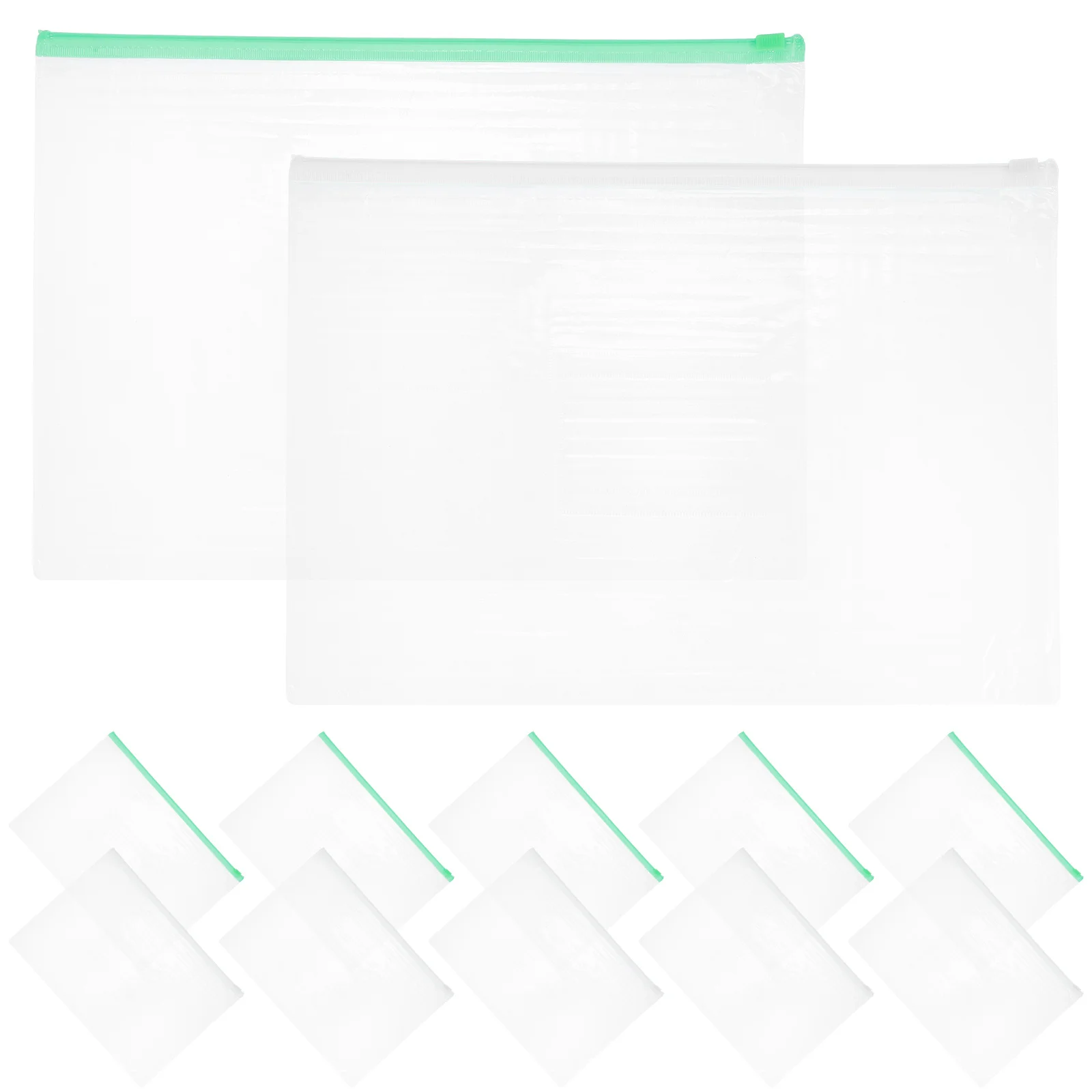 20Pcs Plastic Zipper File Organizer Portable A4 Size Document Bag Folder Office School Travel Storage Pouch Zipper Bag
20Pcs Plastic Zipper File Organizer Portable A4 Size Document Bag Folder Office School Travel Storage Pouch Zipper Bag