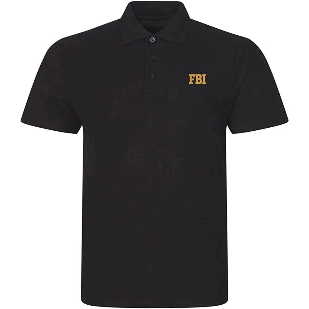 Lyprerazy Men's Casual Polo Shirt for FBI Embroidered Short Sleeve Golf Polo-Shirt
Lyprerazy Men's Casual Polo Shirt for FBI Embroidered Short Sleeve Golf Polo-Shirt