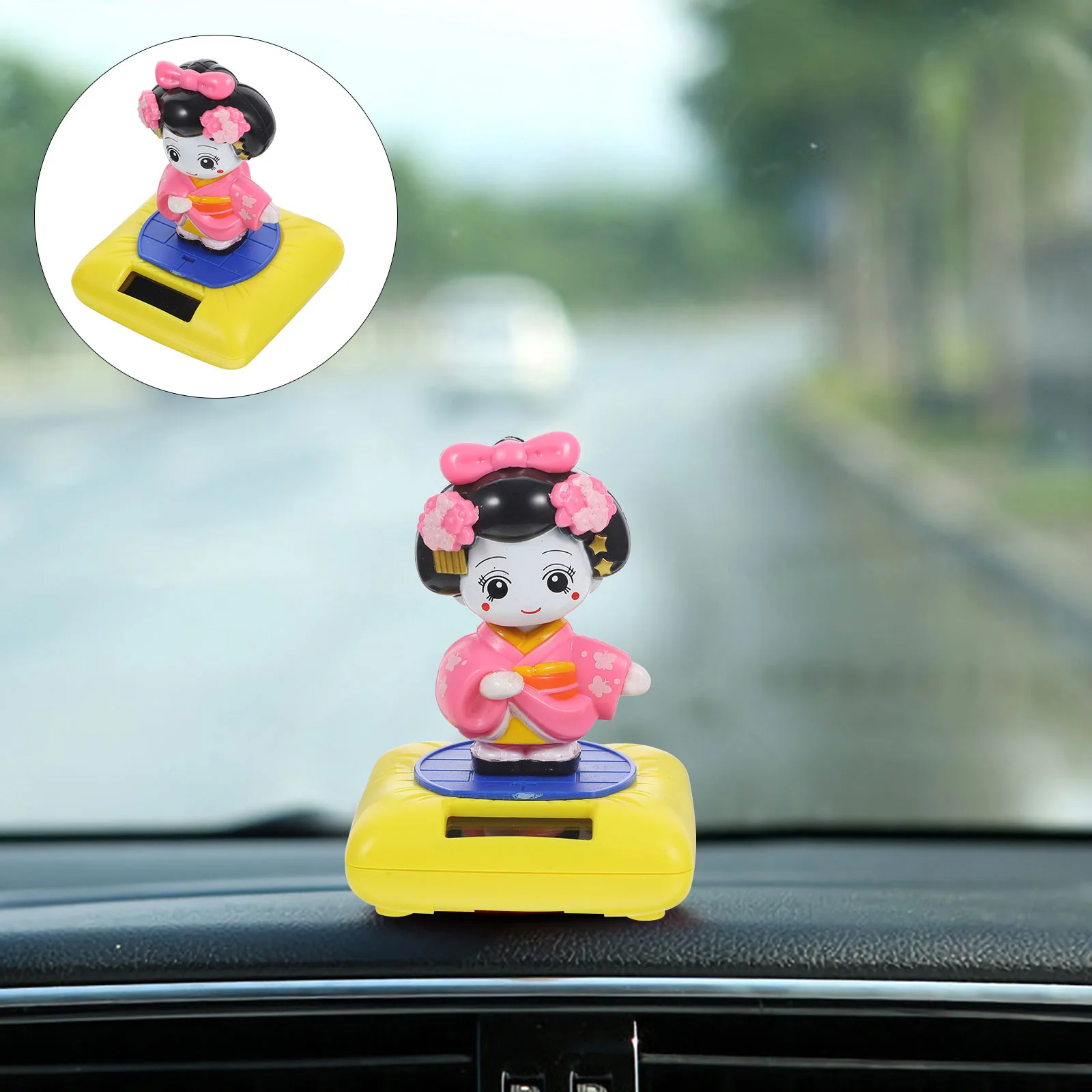 Solar Dancer Nodding Head Singer Car Interior Decorative Ornaments Small Plastic Kimono Cars
Solar Dancer Nodding Head Singer Car Interior Decorative Ornaments Small Plastic Kimono Cars