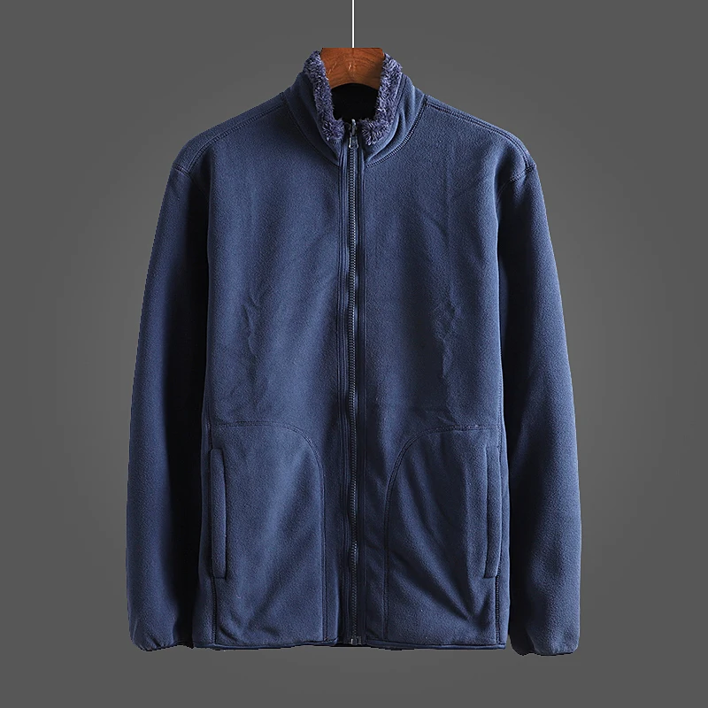 Double-Sided Wear Thiened Stand Collar Fce Sweatirt Coral Fce Men's Workwear Casual Winter Zipper Color
Double-Sided Wear Thiened Stand Collar Fce Sweatirt Coral Fce Men's Workwear Casual Winter Zipper Color